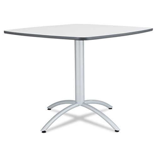 Cafworks Table, 36w X 36d X 30h, Gray-silver