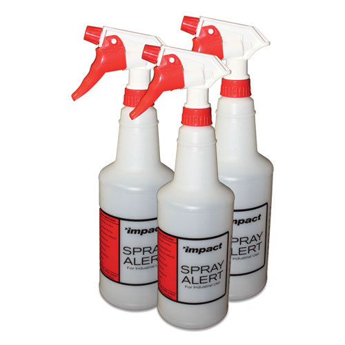 Impact Spray Alert System, 24 Oz, Natural With Red-white Sprayer, 3-pack, 32 Packs-carton