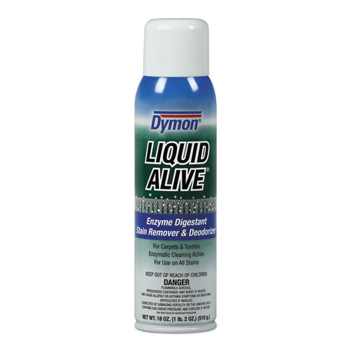 DYMON Liquid Alive Carpet Cleaner-deodorizer, 20 Oz Aerosol Spray, 12-carton