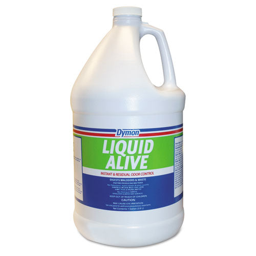 DYMON Liquid Alive Odor Digester, 1 Gal Bottle, 4-carton