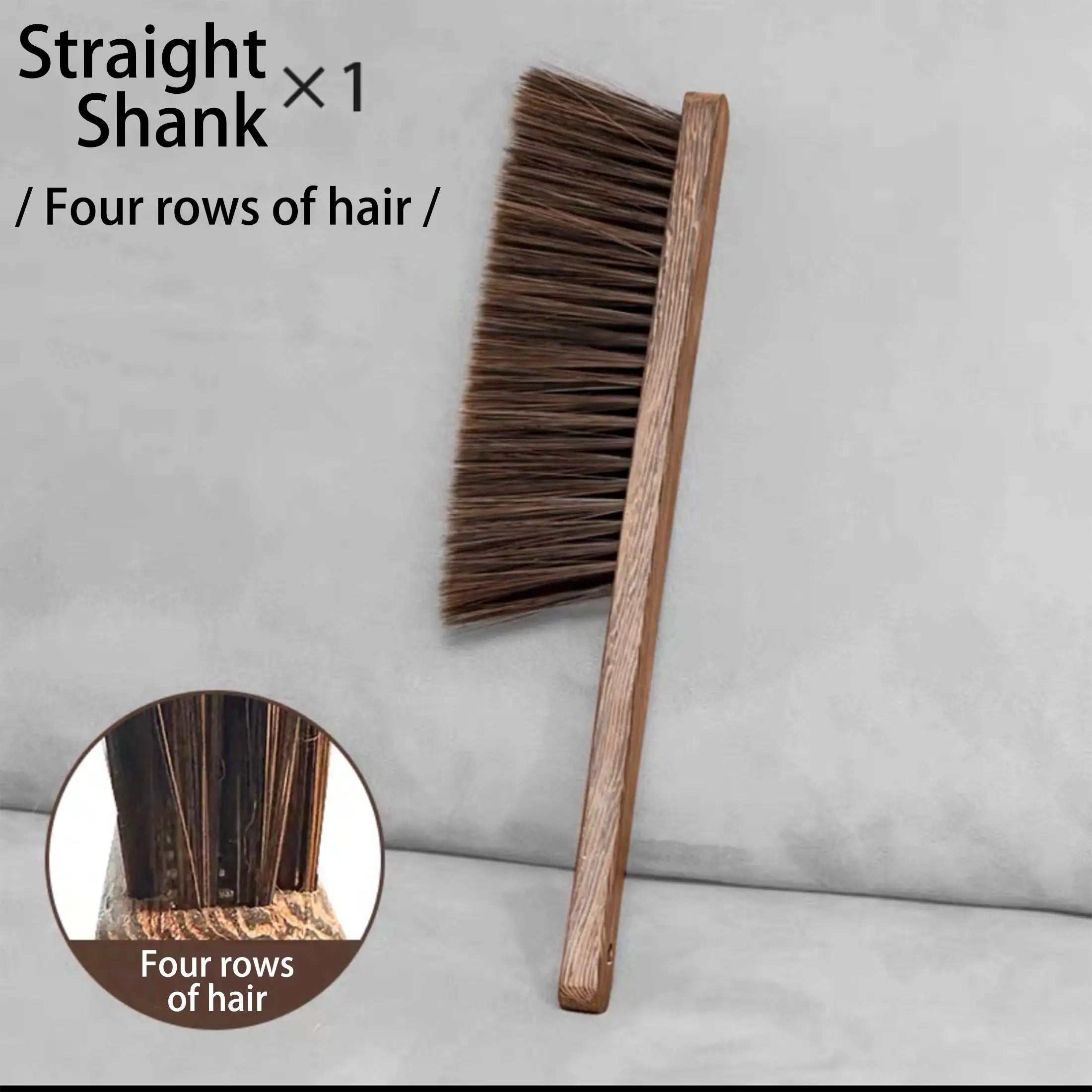 1pc Hand Sweep Broom Cleaning Brush- Soft Bristle Dusting Brush, Cleaning Car/Bed/Soil/Manuscript/Garden/Furniture/Clothes, Wooden Handle, Broom for Home Cleaning, Broom with Brush, Broom for Floor Cleaning, Broom And Dustpan Set, Garden Maintenance,