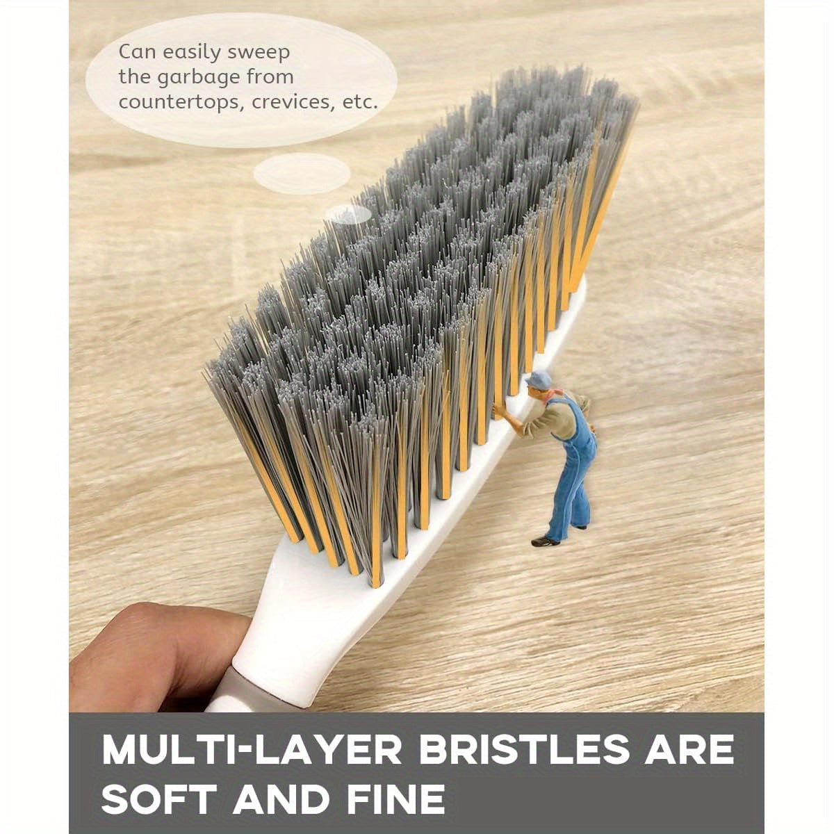A Set of Small Dustpan And Brush, Including a Hand Broom And Dustpan, Is Essential for Daily Cleaning in The Household. Comes in Two Sets, Perfect for Family Care.