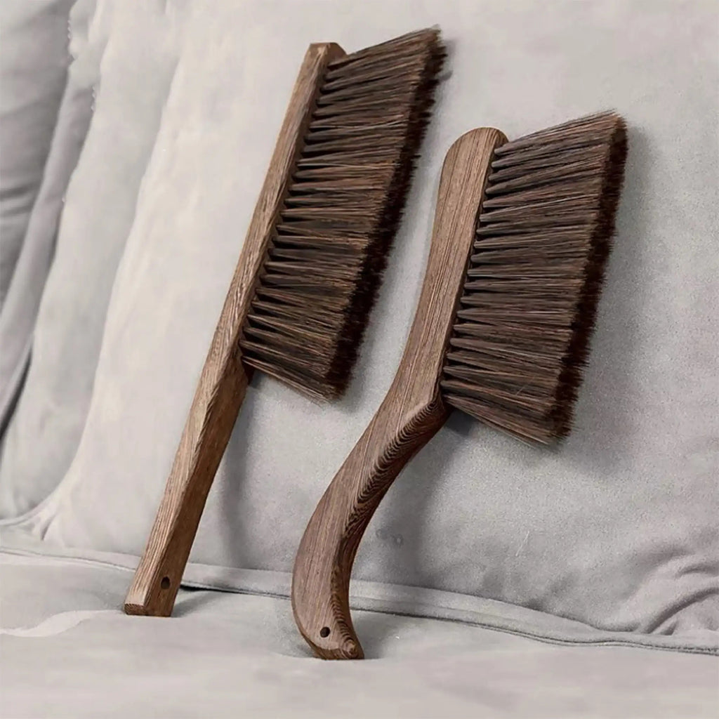 1pc Hand Sweep Broom Cleaning Brush- Soft Bristle Dusting Brush, Cleaning Car/Bed/Soil/Manuscript/Garden/Furniture/Clothes, Wooden Handle, Broom for Home Cleaning, Broom with Brush, Broom for Floor Cleaning, Broom And Dustpan Set, Garden Maintenance,