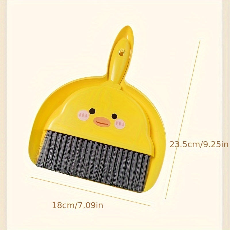 Small Broom and Dustpan Set for Home Desktop Cleaning, Desk Sweeping Garbage Shovel, Pet Youngsters's Mini Broom
