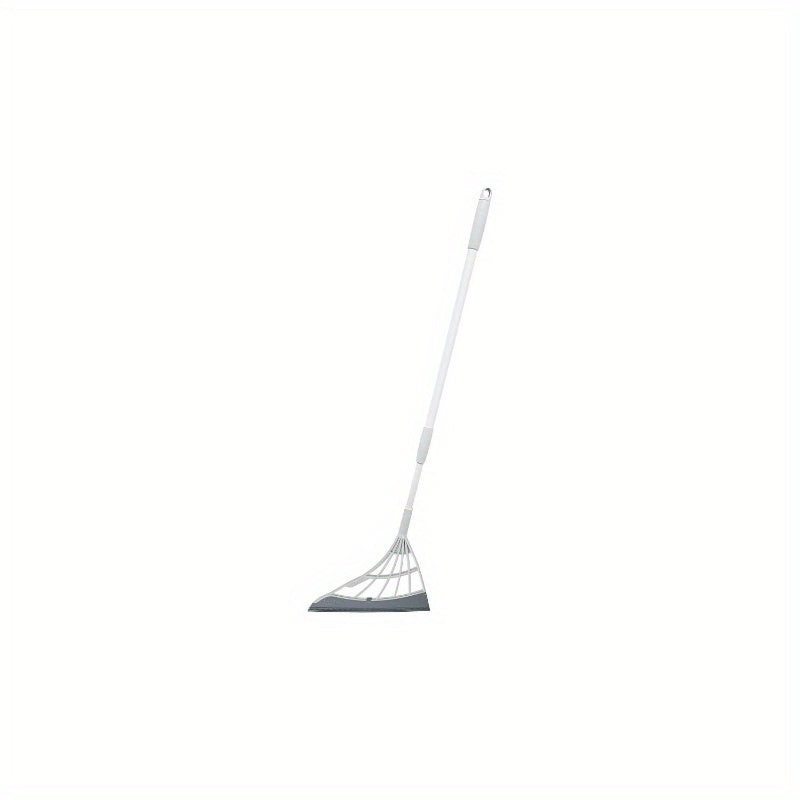 All-Surface Broom & Squeegee - Heavy-Duty Pet Hair Remover, Non-Scratch Floor Cleaner for Hardwood, Tile, Glass, Carpets - Efficient Dust, Debris, Liquid Spills - Ideal for Home, Office, Hotel Cleaning - Durable Construction, Debris Removal, Ergonomic