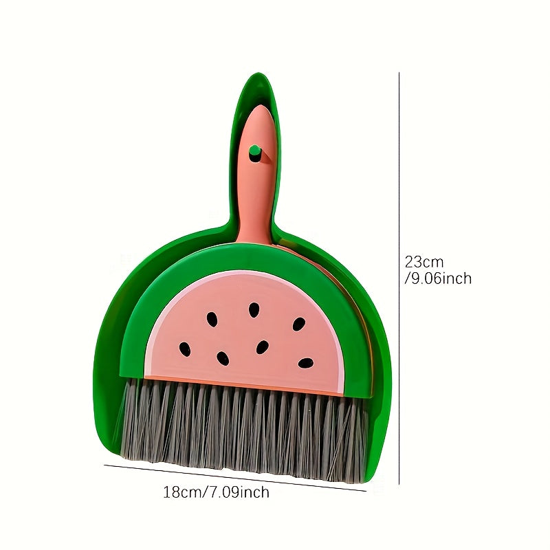 1set Small dustpan and broom combination - suitable for cleaning sofas, tables, and small spaces