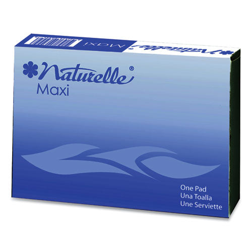 Impact Naturelle Maxi Pads, #4 For Vending Machines, 250 Individually Wrapped-carton
