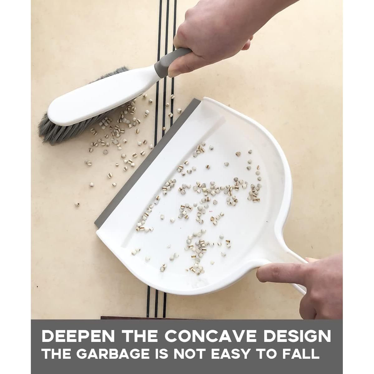 A Set of Small Dustpan And Brush, Including a Hand Broom And Dustpan, Is Essential for Daily Cleaning in The Household. Comes in Two Sets, Perfect for Family Care.