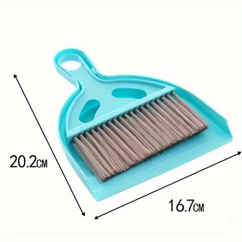 Multi-Purpose Dustpan and Broom Set, Plastic Handle, for Living Room, Bedroom, Kitchen, and Toilet Cleaning