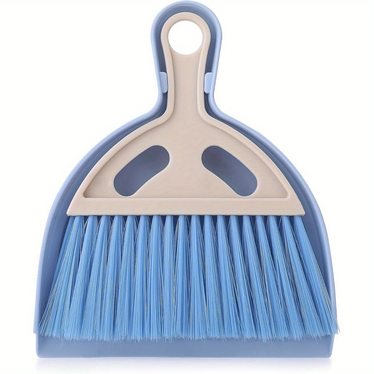 Compact Blue Mini Broom and Dustpan Set with Soft Bristles - Portable Tabletop Cleaning Kit for Kitchen, Bathroom, Living Room, and Bedroom - Ideal for Crumb Sweeping and Dust Removal, Kitchen Cleaning Essentials|Compact Cleaning Kit|Durable Cleaning