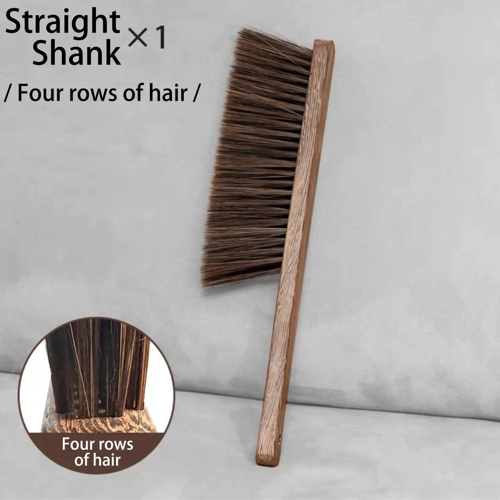 1pc Hand Sweep Broom Cleaning Brush- Soft Bristle Dusting Brush, Cleaning Car/Bed/Soil/Manuscript/Garden/Furniture/Clothes, Wooden Handle, Broom for Home Cleaning, Broom with Brush, Broom for Floor Cleaning, Broom And Dustpan Set, Garden Maintenance,